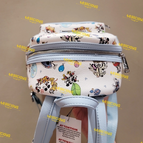 DISNEY LOUNGEFLY MICKEY MINNIE RUNAWAY RAILWAY BP - Picture 3 of 9